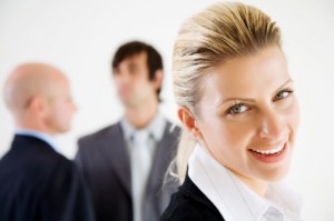 happy business woman Accountant