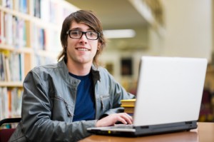 Student With Laptop Student With Laptop